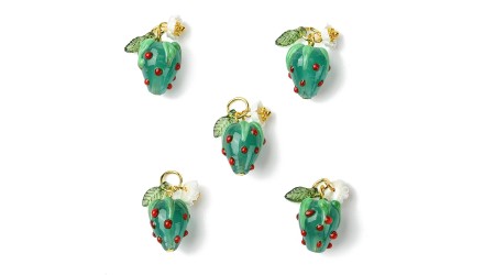 copy of Pendentif fruit en verre artisanal fait au chalumeau  Couleur orange