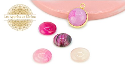 copy of Cabochon 14mm jaspe bleue