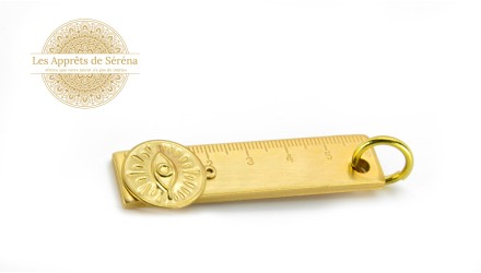 pendentif oeil doré