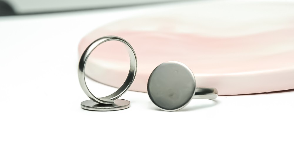 bague à coller acier