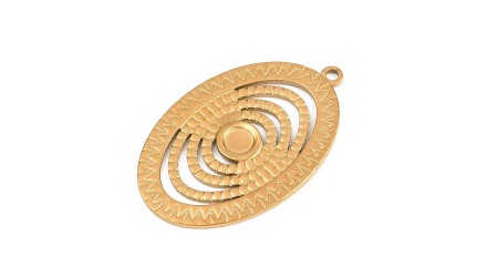 grand pendentif or