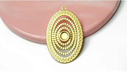 grand pendentif ovale