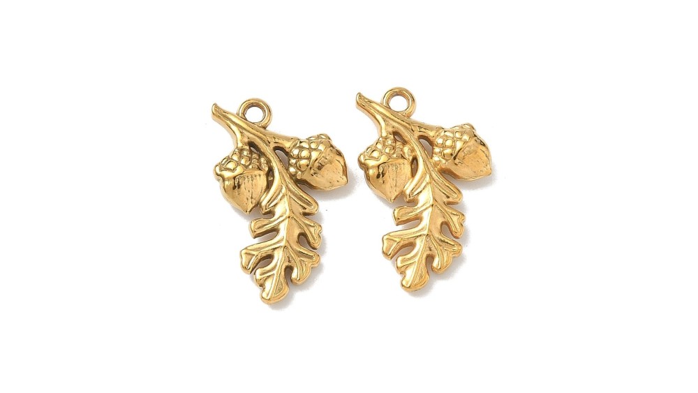 pendentif feuille de chêne