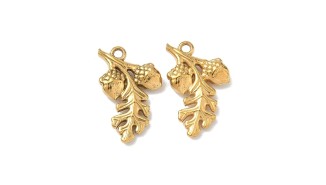 pendentif feuille de chêne