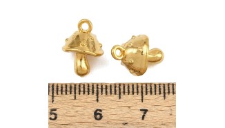 copy of Pendentif champignon amanite – Acier inoxydable 304 plaqué or 18K