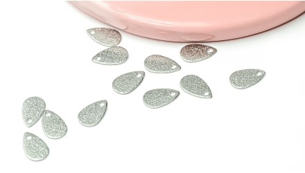 copy of 10 gouttes pendentifs acier inoxydable 304 aspect pailleté