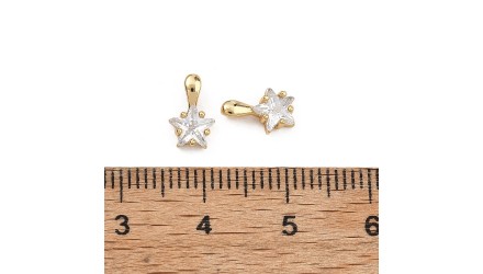 pendentif étoile zircon