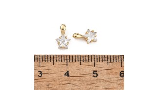 pendentif étoile zircon