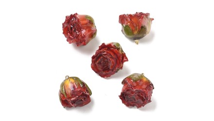 pendentif rose naturelle