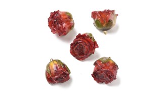 pendentif rose naturelle