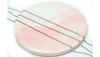 Chaîne maille forçat 2,5 x 1,8 mm – Acier inoxydable 304 anti-ternissement