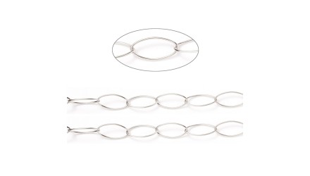 copy of Chaîne maillons ovales dorée en acier inoxydable 304 – Placage PVD