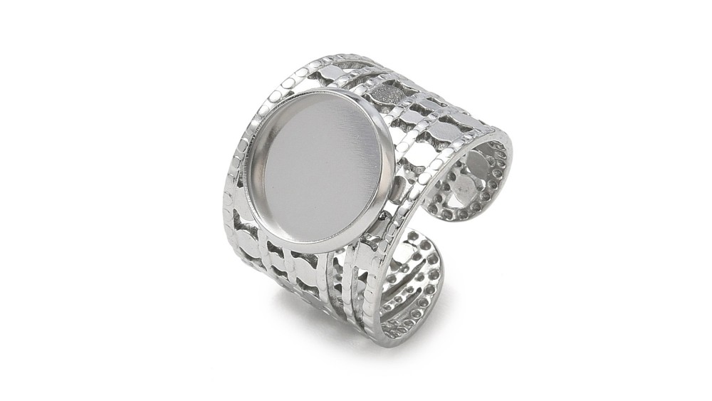 support 12mm bague acier