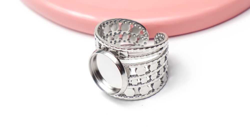 support cabochon 12mm