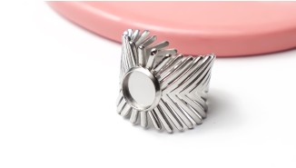 support bague acier