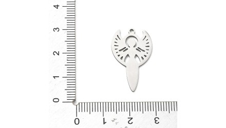 pendentif ange acier