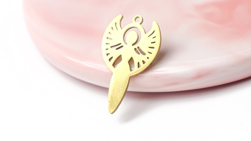 pendentif ange or
