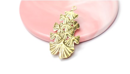 grand pendentif feuille