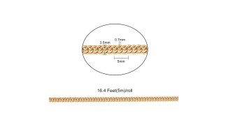 chaine 18k acier