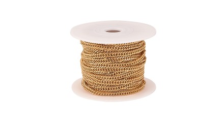 maille cubaine plaqué or