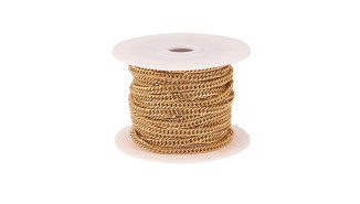 maille cubaine plaqué or
