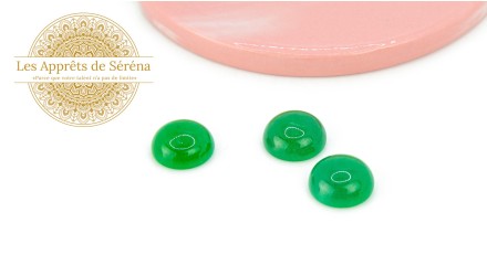 cabochon jade verte