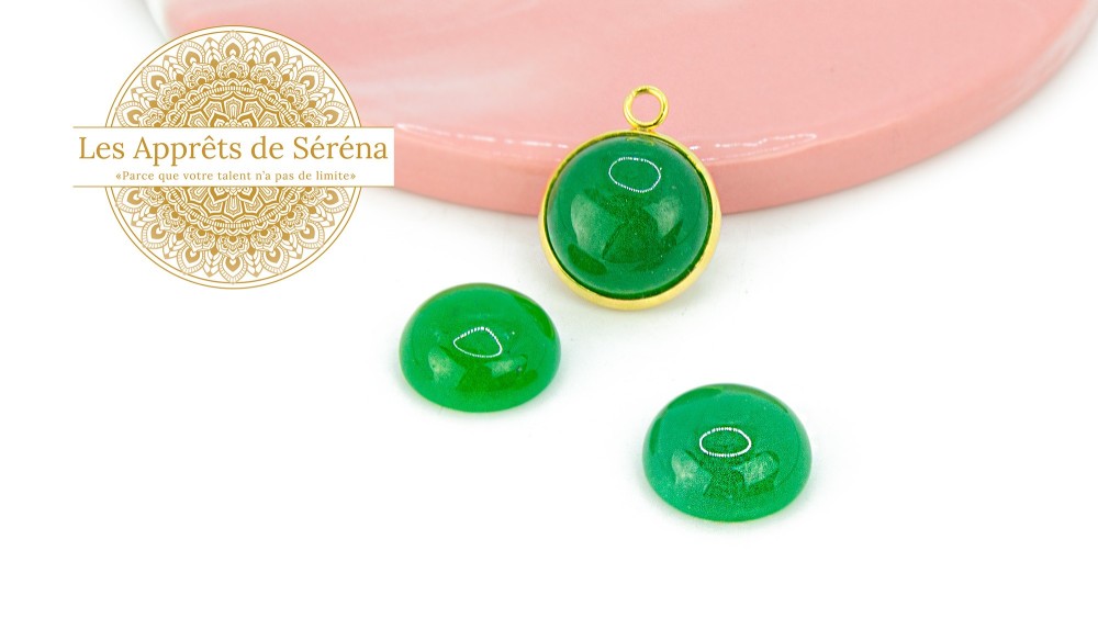 copy of Cabochon 14mm jaspe bleue