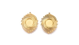 support cabochon 12mm