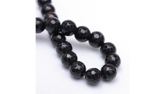agate noire 6mm