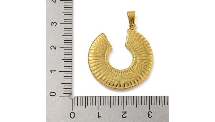 pendentif rond ouvert