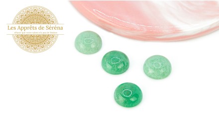 cabochon jade verte