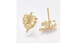 puce feuille laiton