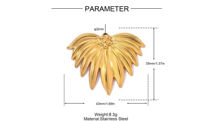 grand pendentif acier