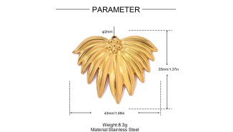 grand pendentif acier