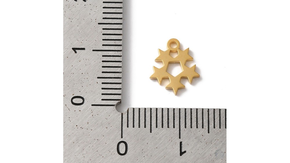 étoile acier or