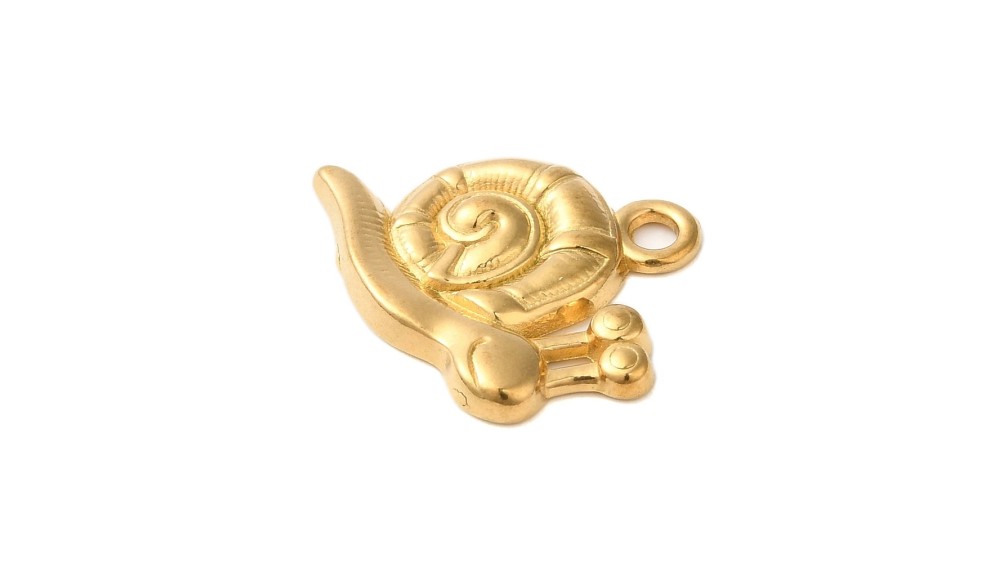 pendentif escargot 18k