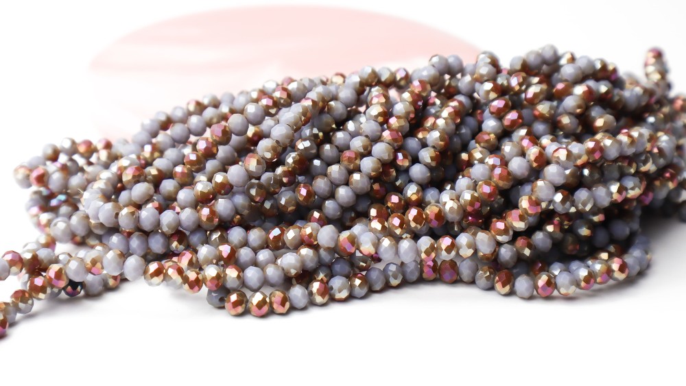 perle gris et cuivre