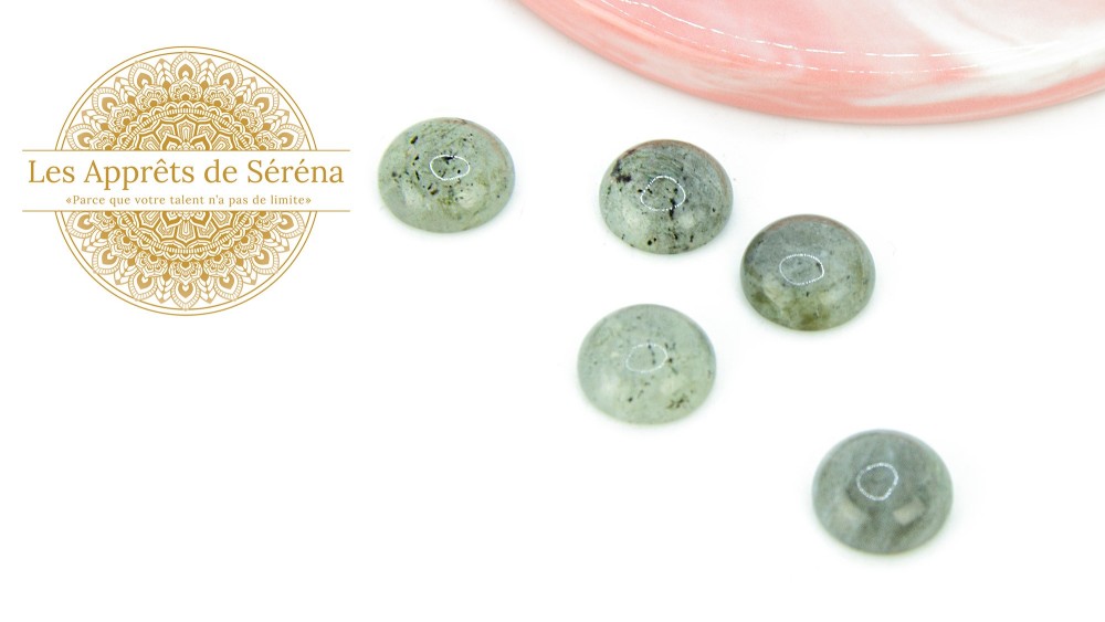 copy of Cabochon 12mm agate indienne naturelle