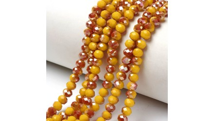 facettes 4mm jaune