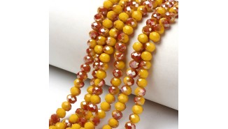 facettes 4mm jaune