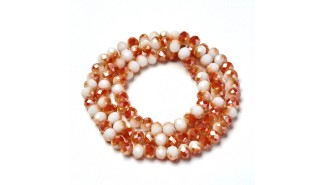 facettes orange et blanc