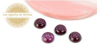 jade teintée aubergine 12mm