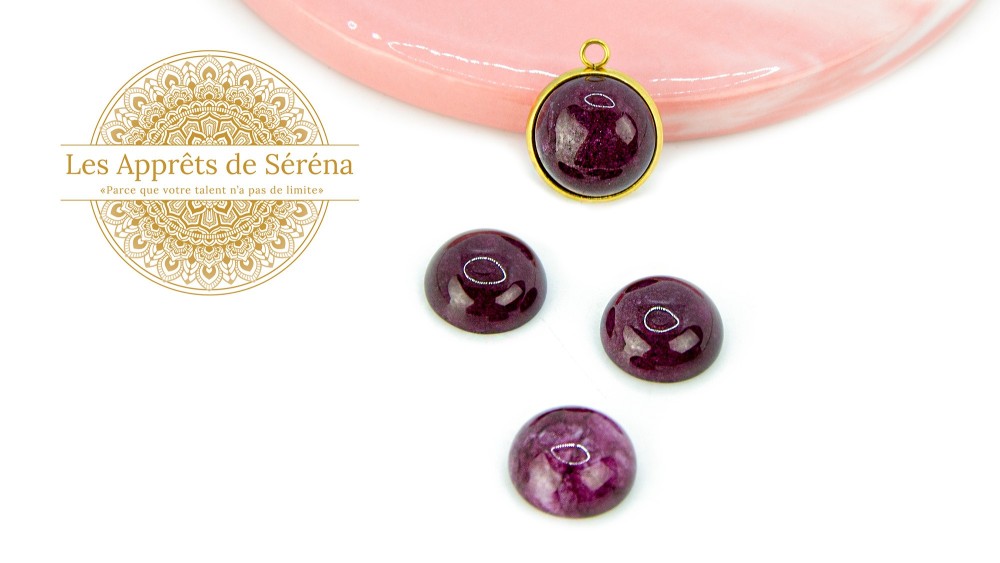 jade teintée aubergine