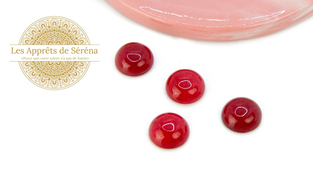 copy of Cabochon 12mm agate indienne naturelle
