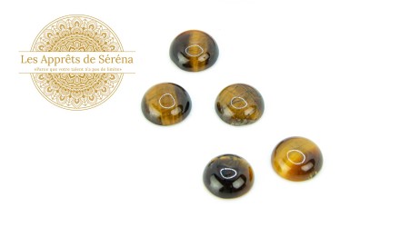 cabochon œil de tigre 12mm