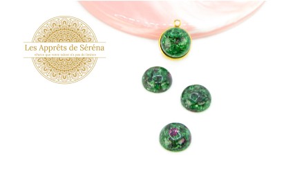 copy of Cabochon 12mm agate indienne naturelle