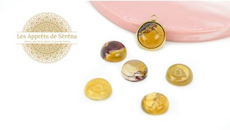 cabochon mokaite 12mm