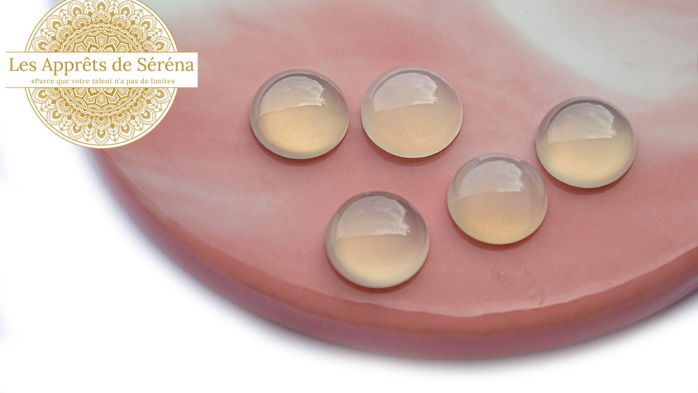 cabochon agate opalisée 12mm
