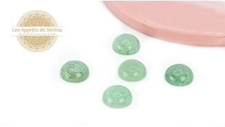 copy of Cabochon 12mm agate indienne naturelle