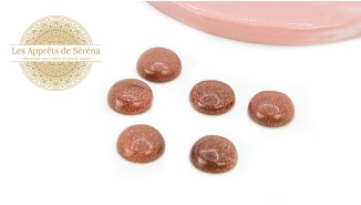 cabochon goldstone